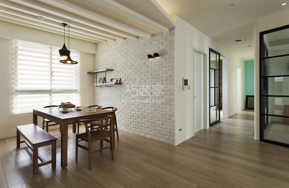 -华盛家园140平北欧风格设计方案