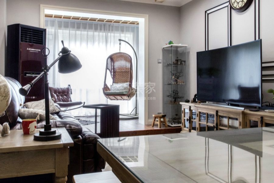 -中鑫国际100平米美式风格设计方案