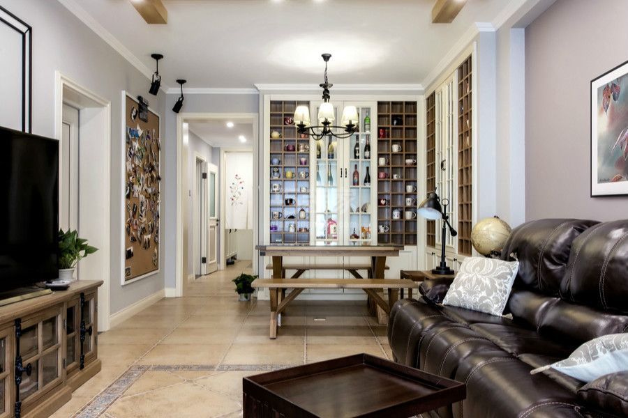 -中鑫国际100平米美式风格设计方案