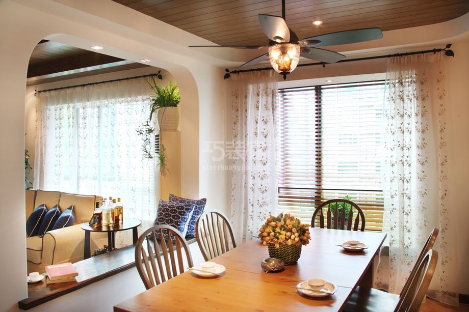 -玺萌丽苑120平地中海风格设计案例