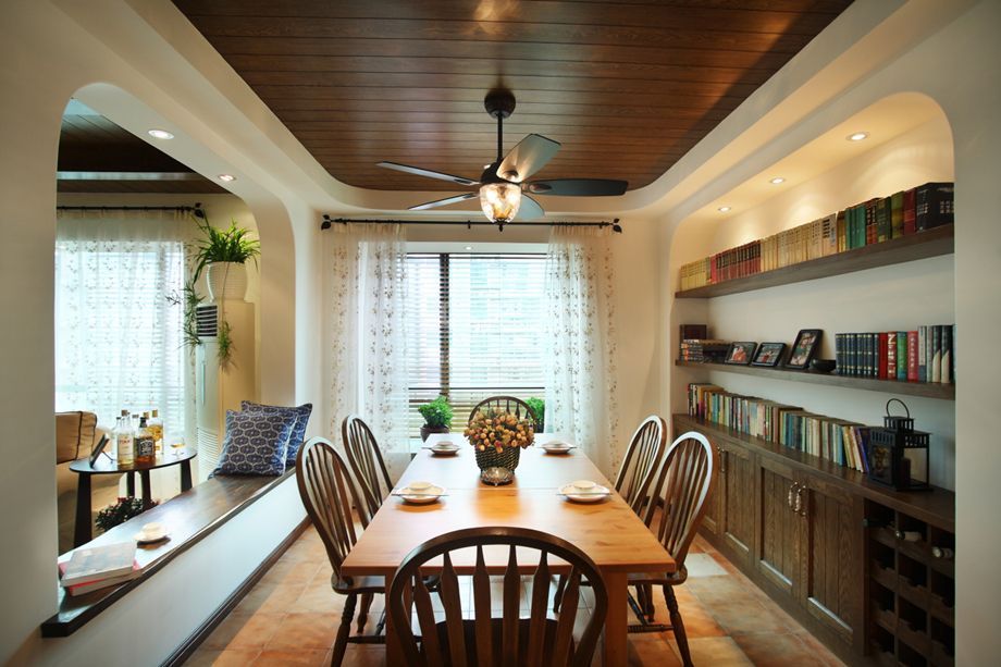 -玺萌丽苑120平地中海风格设计案例