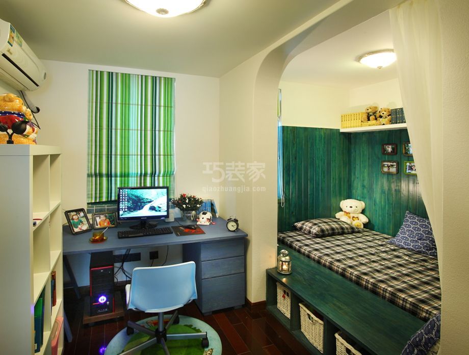 -玺萌丽苑120平地中海风格设计案例