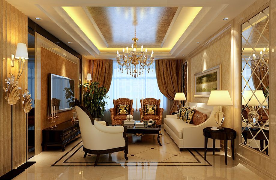 西山壹号院280平欧式风格设计方案