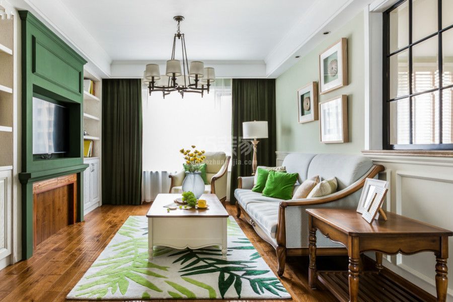 -平乐园117平米简约风格设计方案