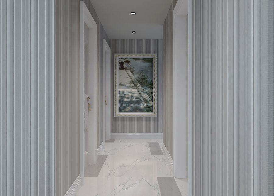 门厅-华侨城167平米欧式风格设计方案