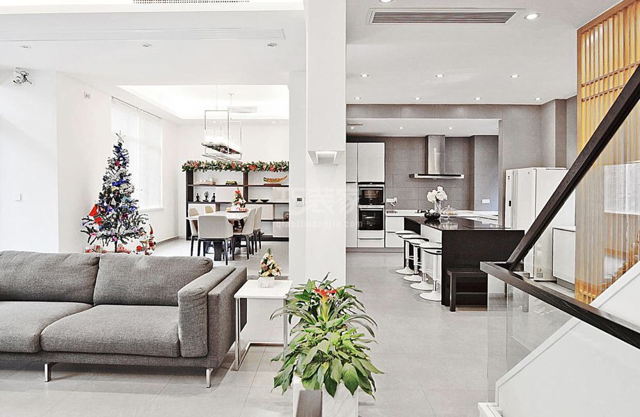 -紫金庄园315平北欧风格设计风格