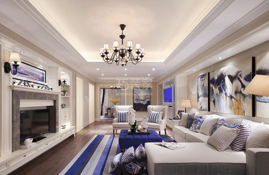 -朝阳区康泉小区170平混搭风格设计方案