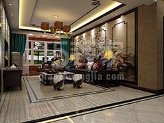 丰台区慧时欣园90平新中式风格设计方案