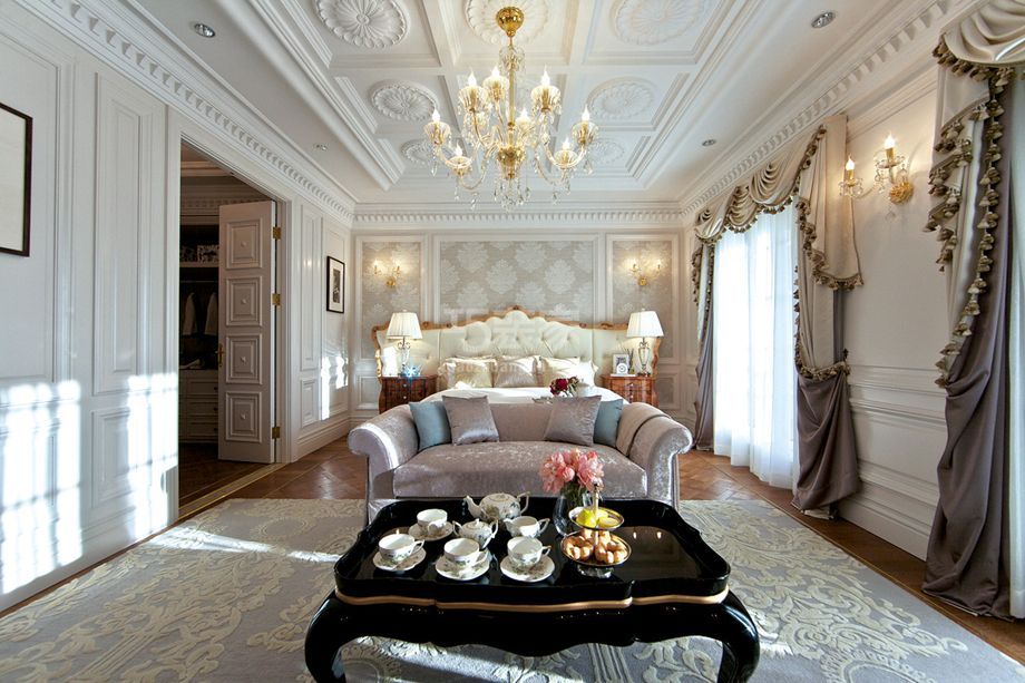 -瑞丽江畔丽水园178平欧式风格设计案例