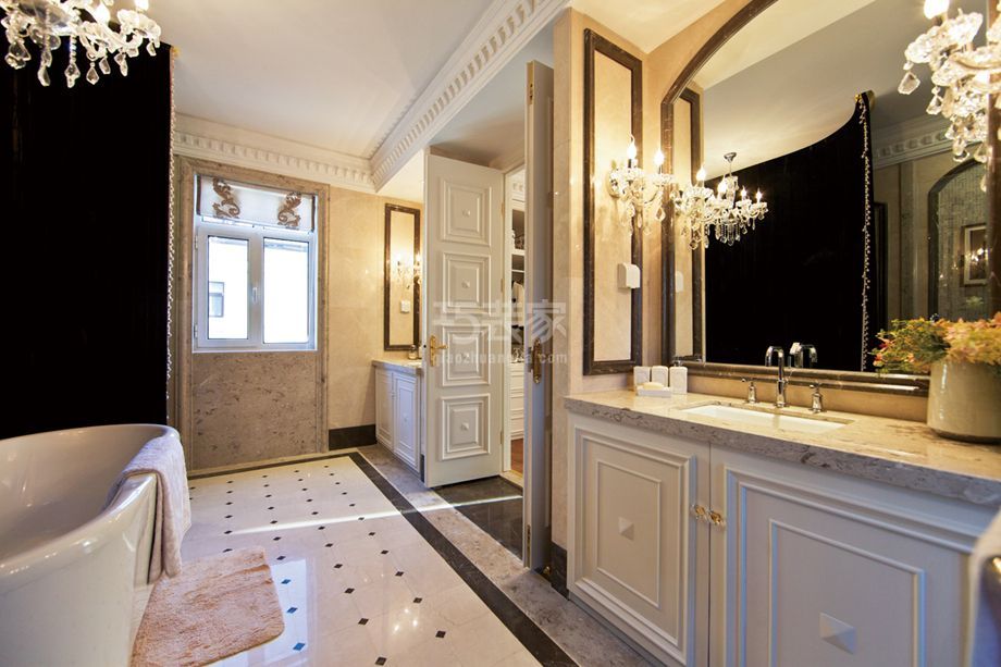 -瑞丽江畔丽水园178平欧式风格设计案例