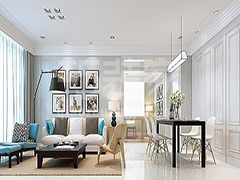 紫芳园97平现代风格设计案例