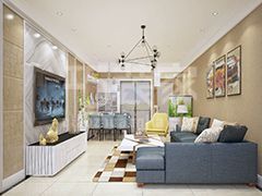 牡丹园80平现代简约风格设计方案