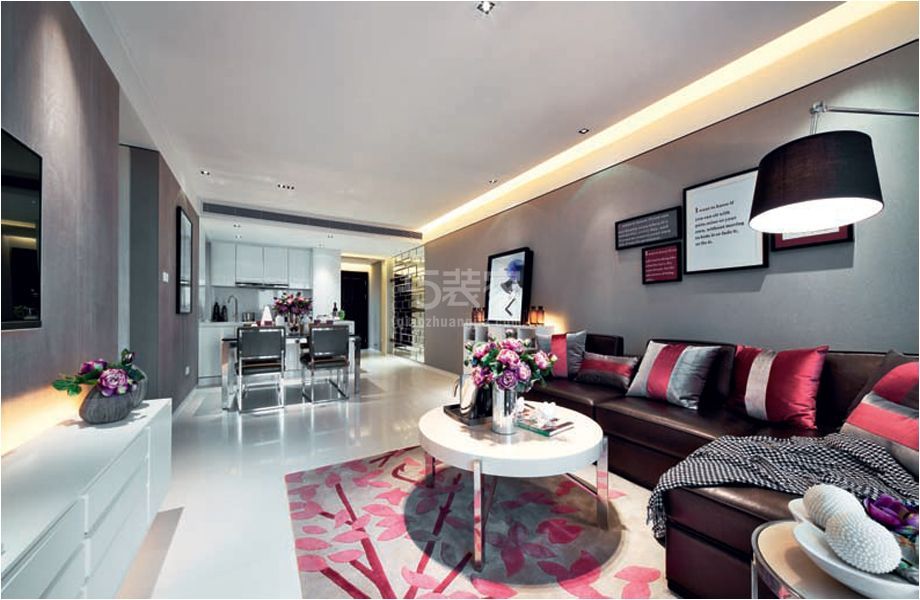 -华源一里60平现代简约风格设计方案