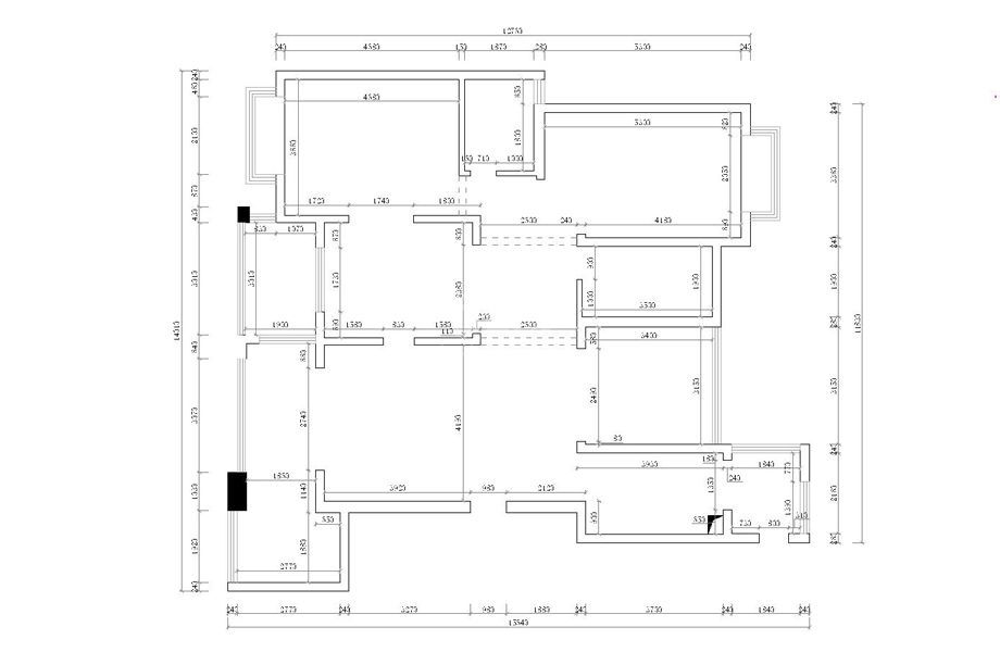 城南嘉园6-3-301室120平古典欧式设计方案