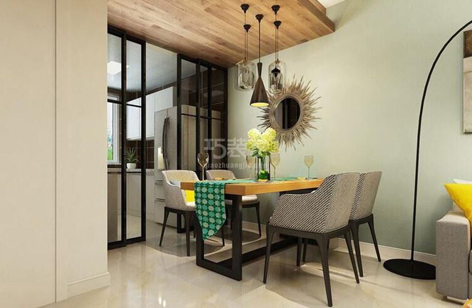 -育人里90平北欧风格设计方案