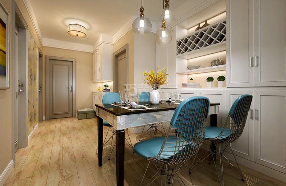 -和顺家园90平北欧风格设计方案