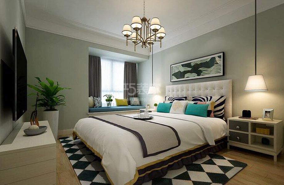 -和顺家园90平北欧风格设计方案