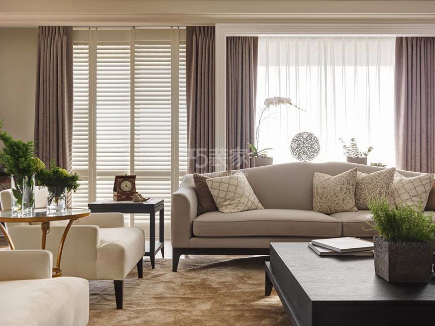 -庄胜二期110平米美式乡村设计方案