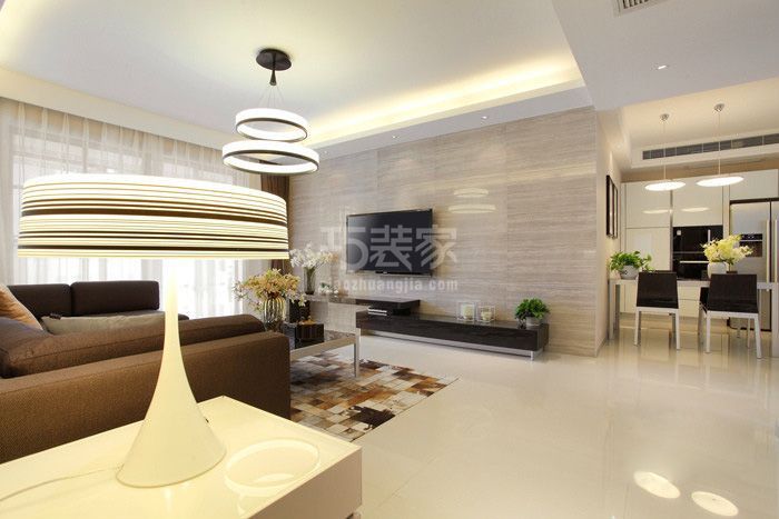 珠江帝景180平米现代简约设计方案