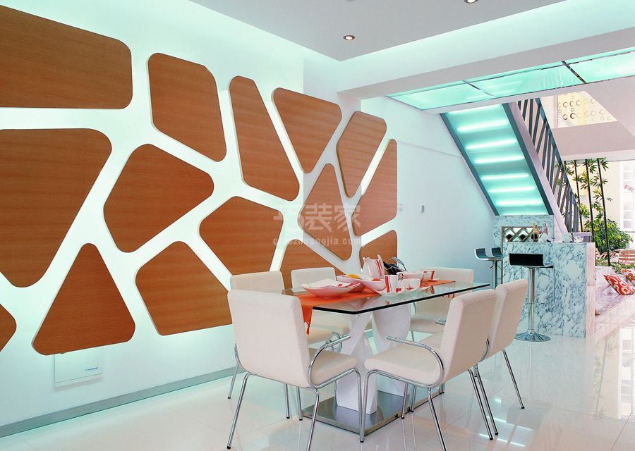 餐厅-远洋山水180平现代简约风格设计方案