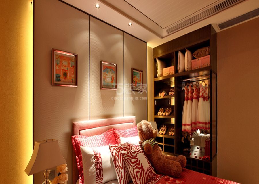 儿童房-天鹅湾130平米现代风格设计方案