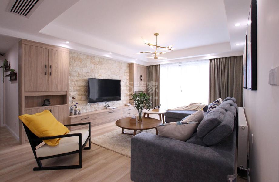 -东城区崇文门西河沿130平简约风格设计方案