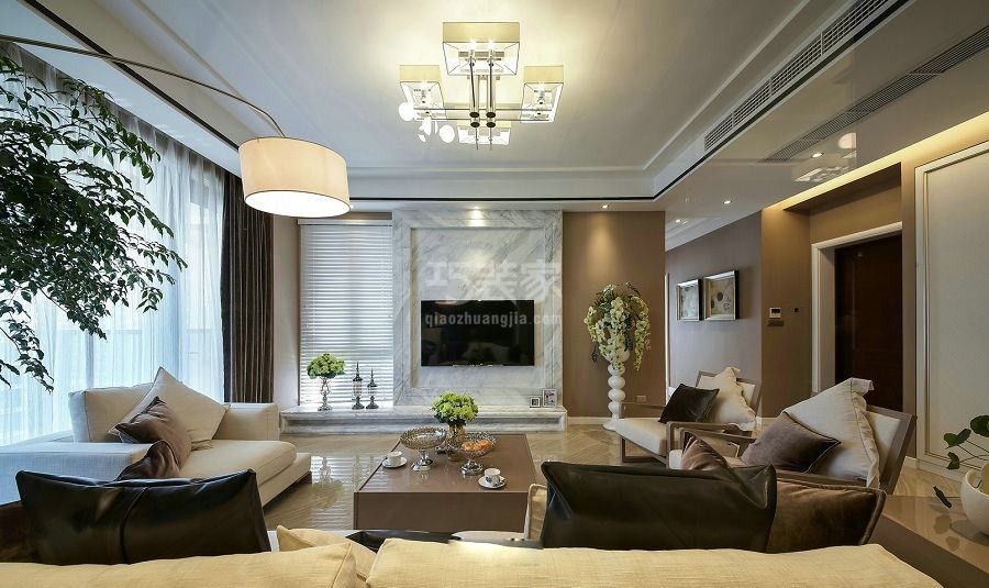 沿海赛诺城80平米现代风格设计案例