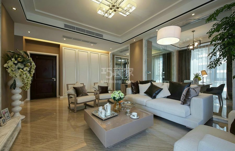 -沿海赛诺城80平米现代风格设计案例