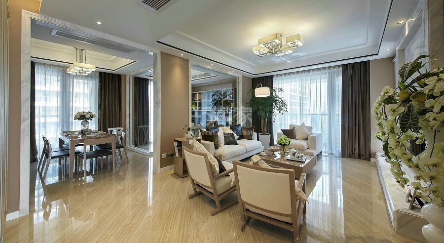 -沿海赛诺城80平米现代风格设计案例