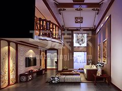 龙腾苑150平新中式风格设计方案