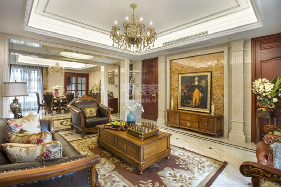 金地鸿悦240平米欧式风格设计方案