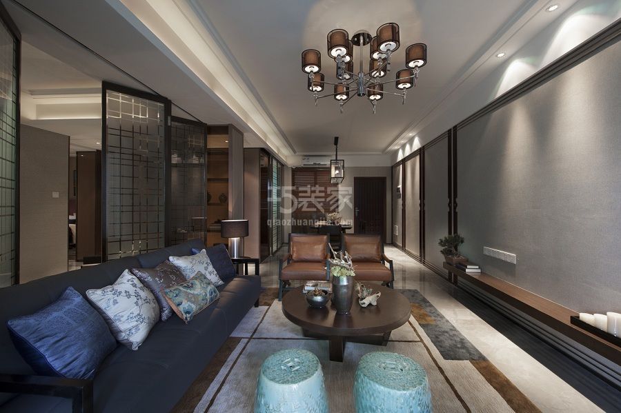 望京90平米后现代风格设计案例