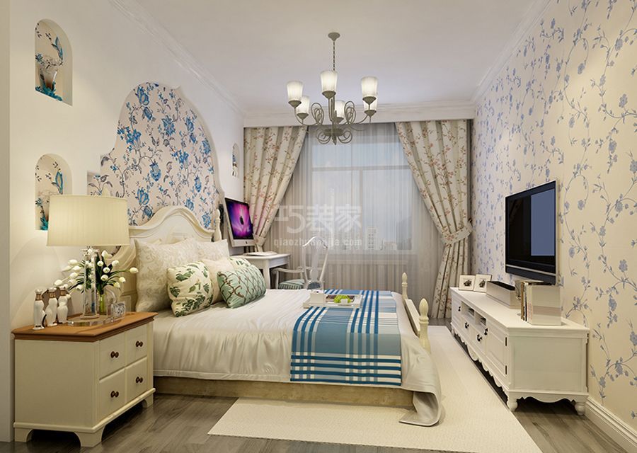 芳群园90平米地中海风格设计方案