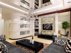  汤泉墅138平米现代简约风格设计方案