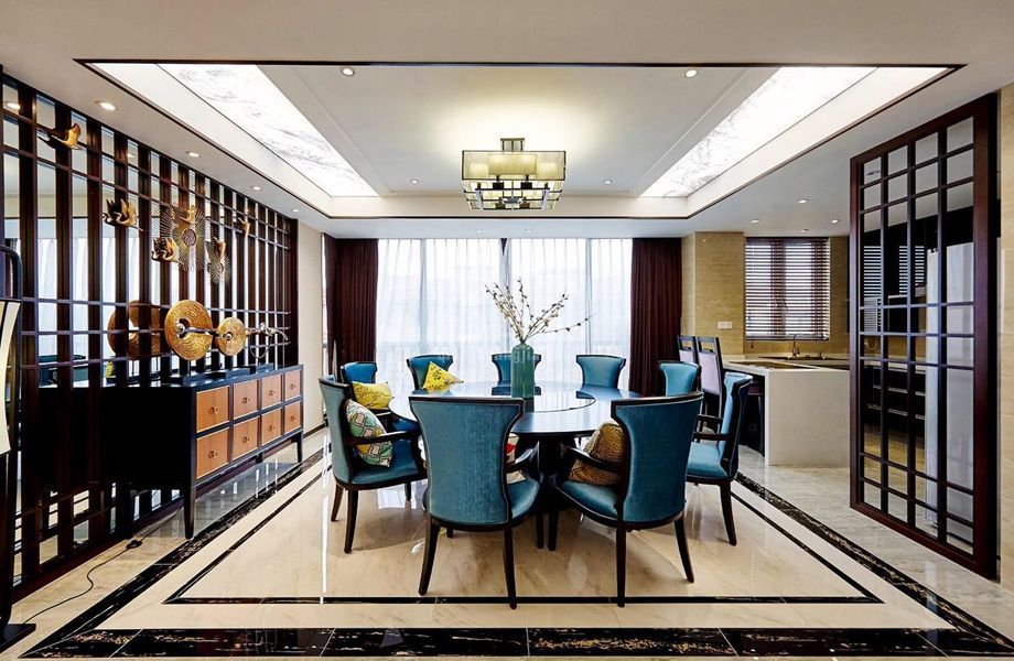 -通州加华印象198平新中式风格设计方案