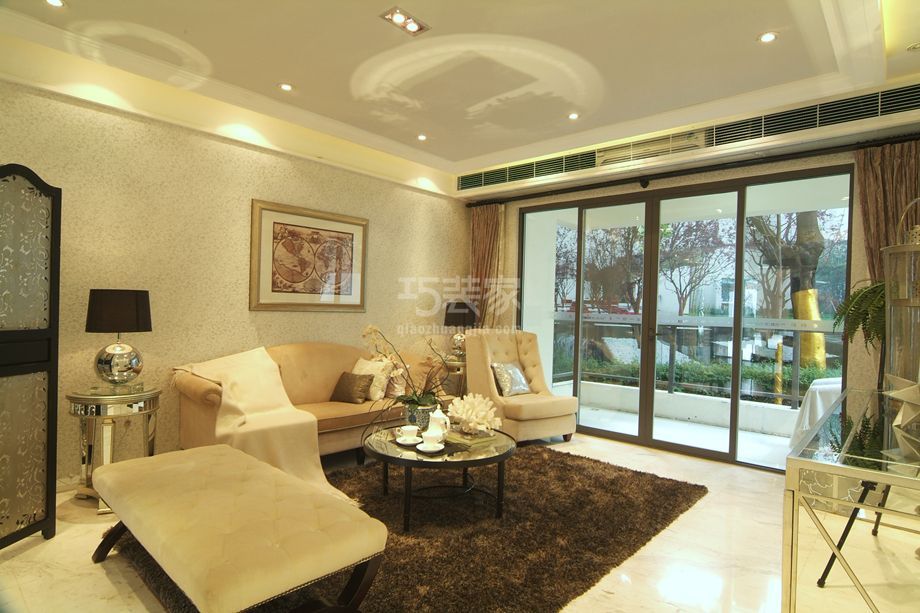 -玺萌丽苑146平田园风格设计案例