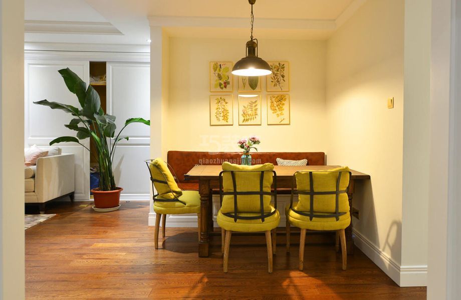 -芳辉园小区150平美式风格设计方案