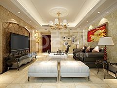 天润110平欧式风格设计方案