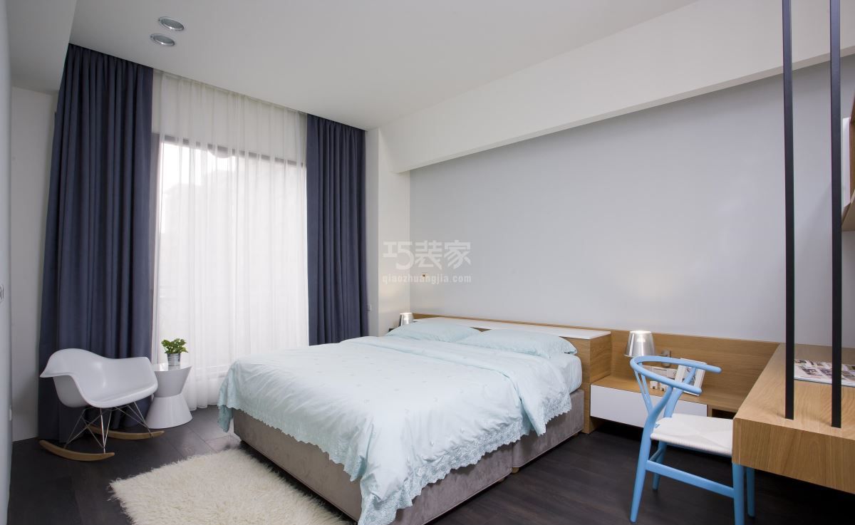 卧室-正黄旗东区85㎡简约设计风格方案