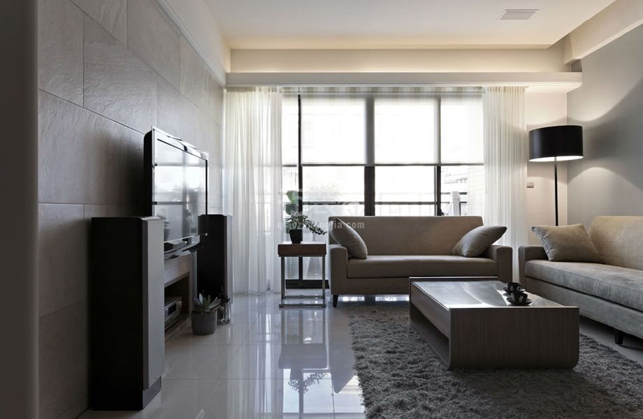 -志新北里90平米简约风格设计方案