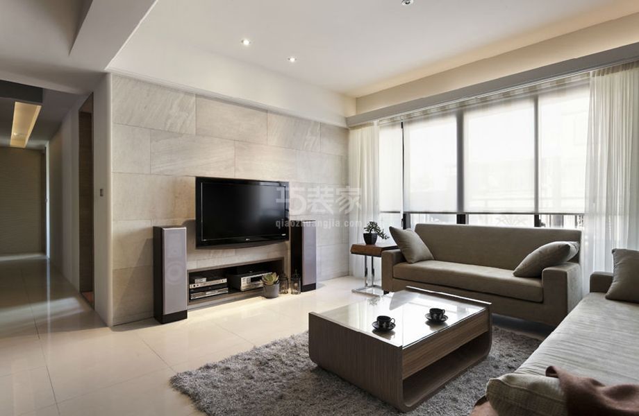 -志新北里90平米简约风格设计方案