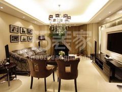 润泽公馆90平米简欧风格设计方案