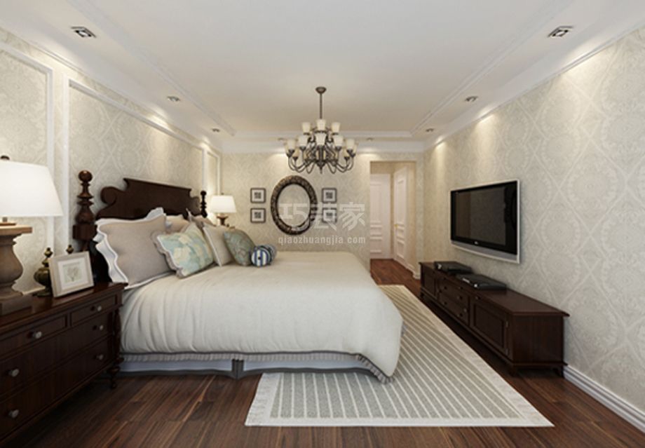 -天鹅湾150平欧式风格设计方案