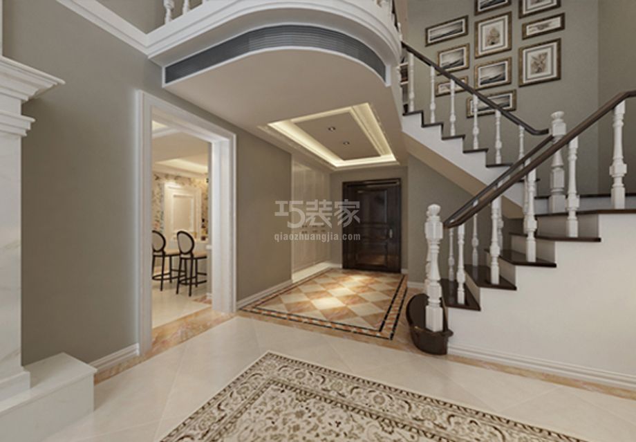 -天鹅湾150平欧式风格设计方案