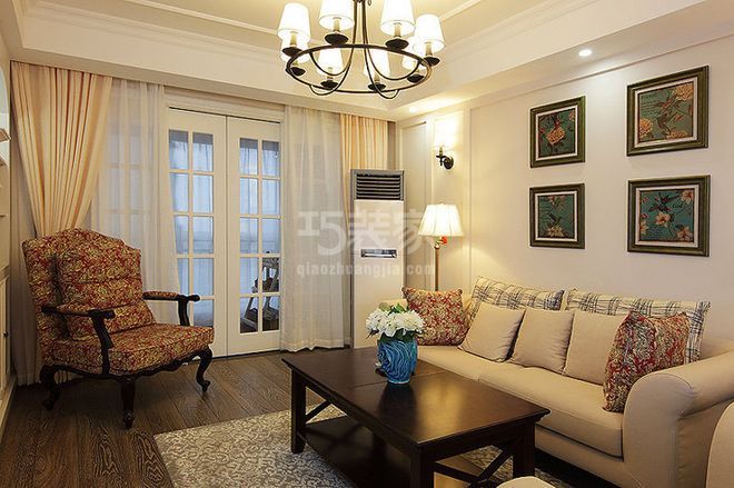 彩虹家园88平米简美风格设计方案