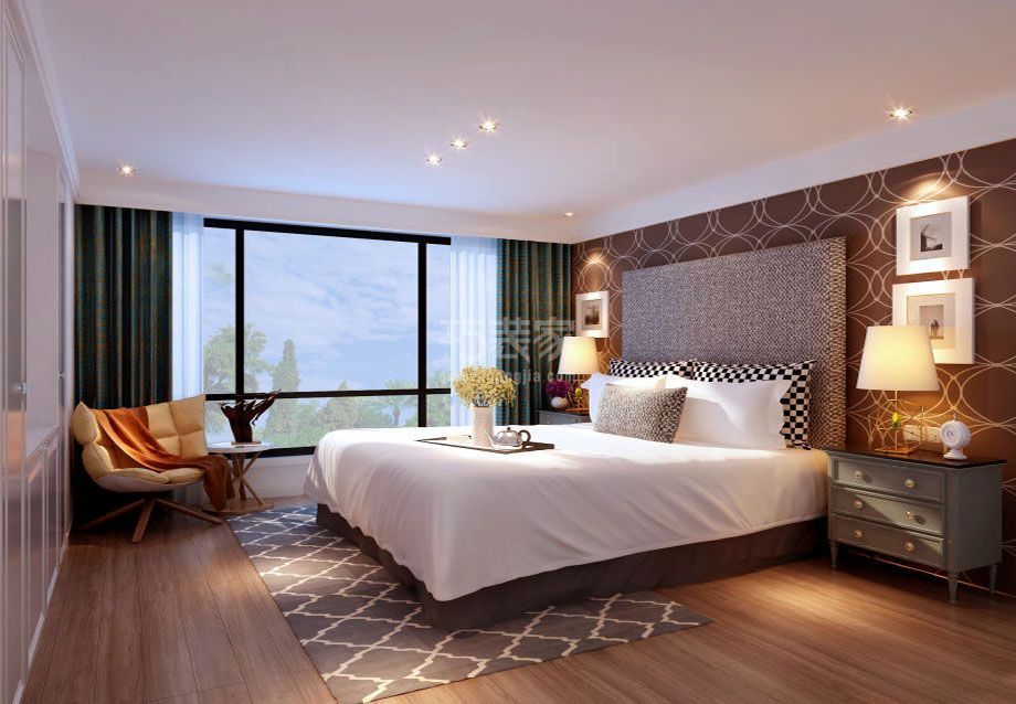 -远洋山水140平米现代简约风格设计方案