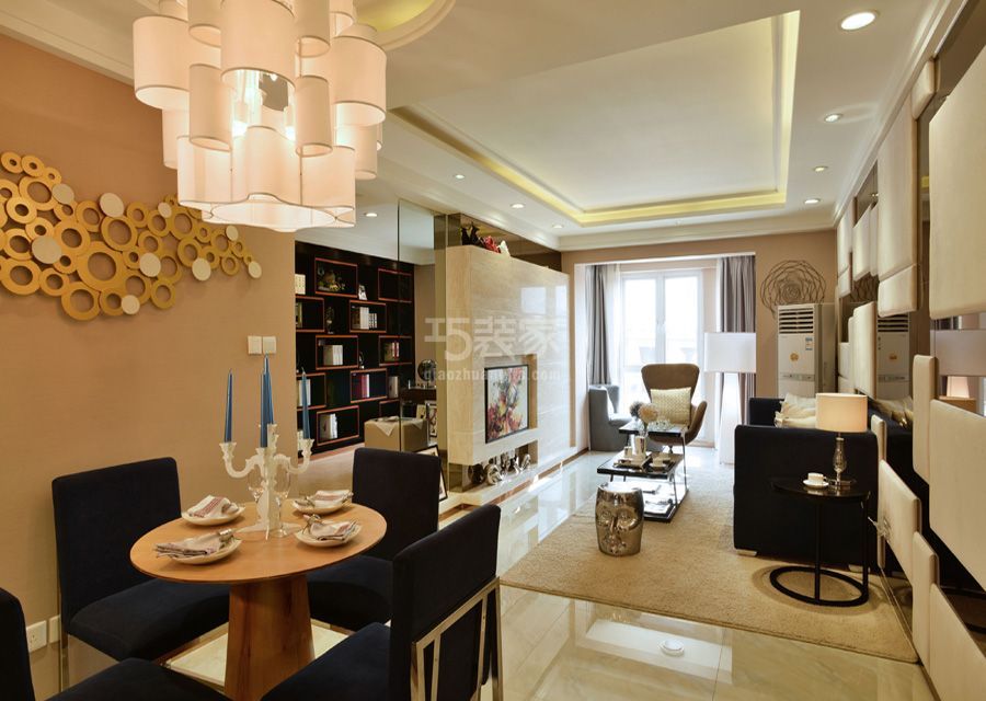 餐厅效果图-金地朗悦小区90平米现代简约风格设计方案