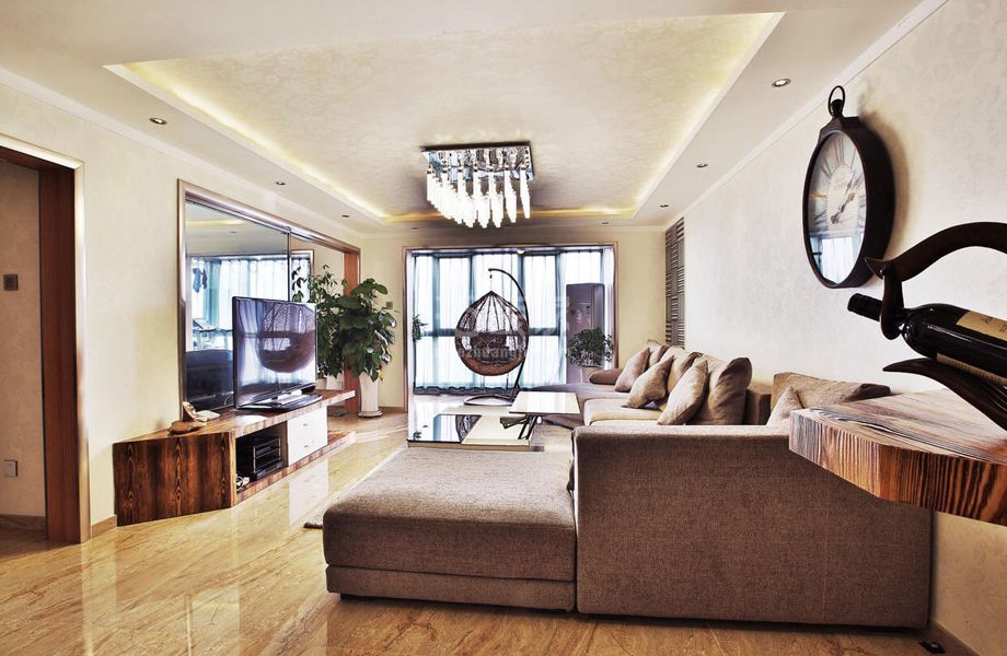 -朝阳区康泉小区130平混搭风格设计方案