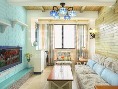 东城区百荣嘉园55平混搭风格设计方案