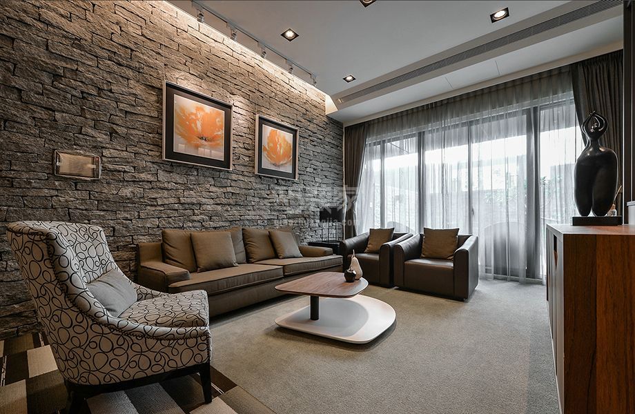 紫玉山庄120㎡现代简约风格案例